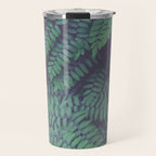 Green Woodland Fern forest leaf nature photograph Travel Mug Gallery Image 1