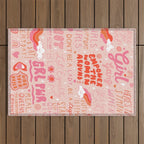 Girls Support Girls Outdoor Rug Gallery Image 1