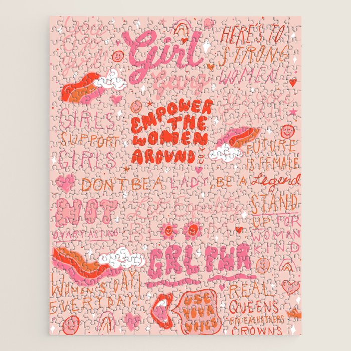 Girls Support Girls Jigsaw Puzzle Gallery Image 1