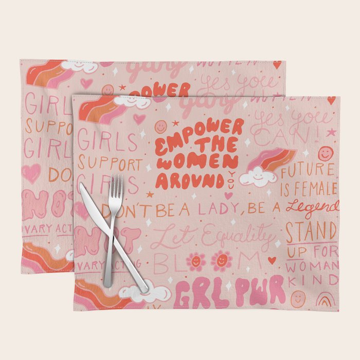 Girls Support Girls Placemat Gallery Image 1