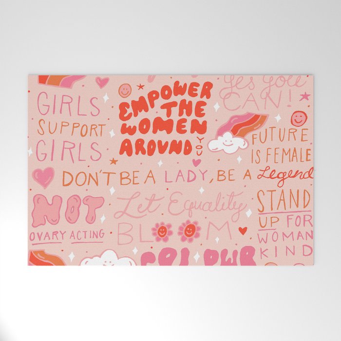 Girls Support Girls Welcome Mat Gallery Image 1