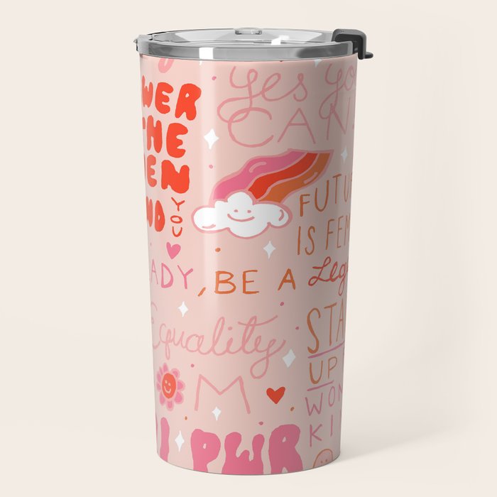 Girls Support Girls Travel Mug Gallery Image 2