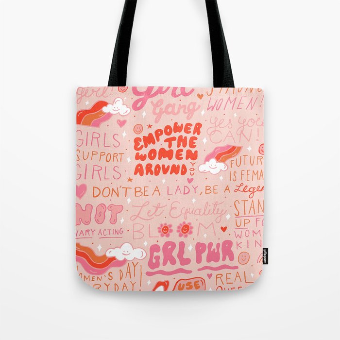 Girls Support Girls Tote Bag Gallery Image 1