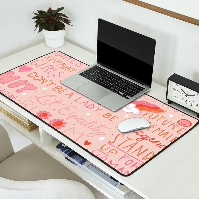 Girls Support Girls Desk Mat Gallery Image 2