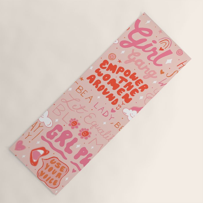Girls Support Girls Yoga Mat Gallery Image 1