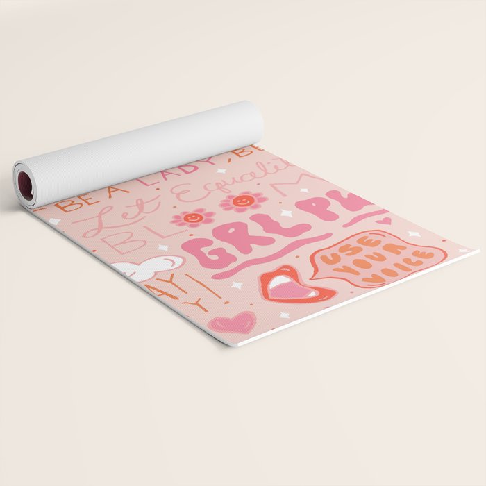 Girls Support Girls Yoga Mat Gallery Image 2