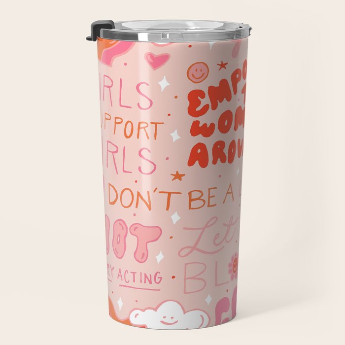 Girls Support Girls Travel Mug Gallery Image 3