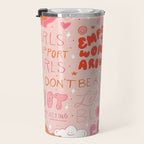 Girls Support Girls Travel Mug Gallery Image 3