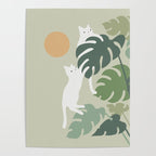 Cat and Plant 42 Poster Gallery Image 4