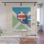 BALLS - Volleyball - Summer Games Wall Mural Gallery Image 1