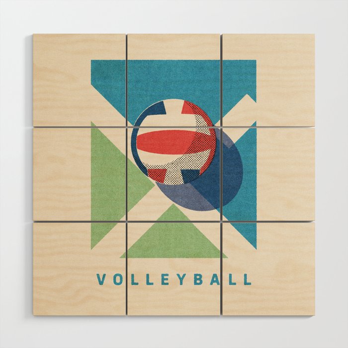 BALLS - Volleyball - Summer Games Wood Wall Art Gallery Image 1