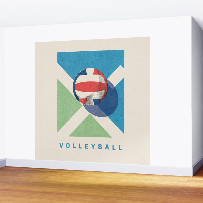 BALLS - Volleyball - Summer Games Wall Mural Gallery Image 2