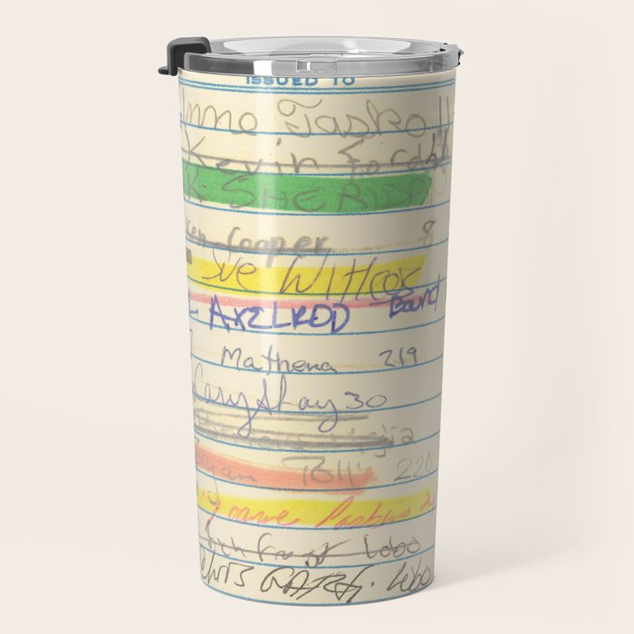 Library Card 3503 Exploring the Moon Travel Mug Gallery Image 3