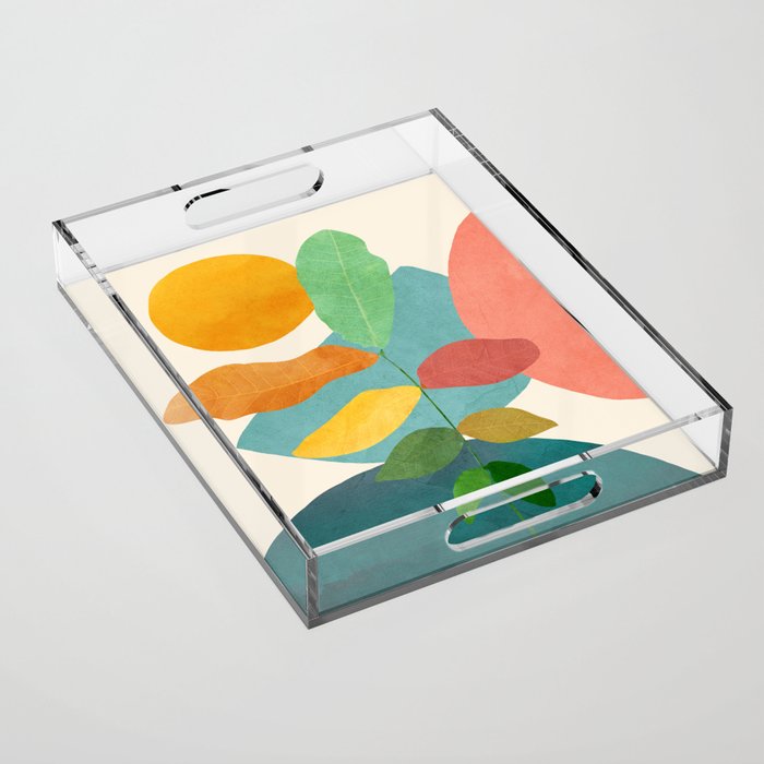 Colorful Branching Out 18 Acrylic Tray Gallery Image 1