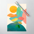 Colorful Branching Out 18 Wrapping Paper Gallery Image 1