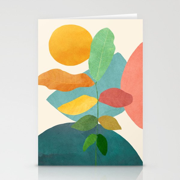 Colorful Branching Out 18 Stationery Card Gallery Image 2