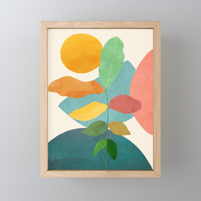 Colorful Branching Out 18 Mini Art Print Gallery Image 1