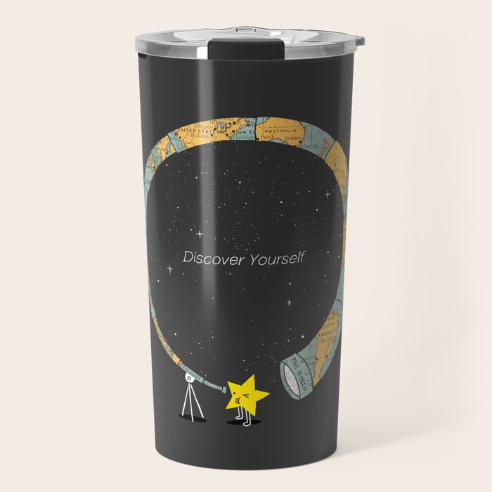 Discover yourself Travel Mug Gallery Image 1