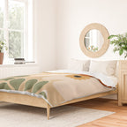 columbian old retro floral art print  Duvet Cover Gallery Image 2