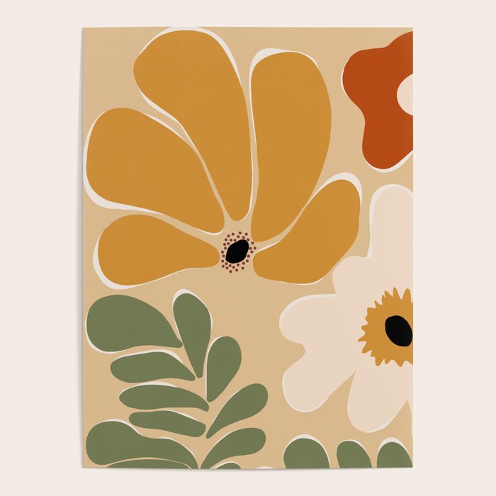 columbian old retro floral art print  Poster Gallery Image 4