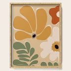 columbian old retro floral art print  Serving Tray Gallery Image 1