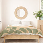 columbian old retro floral art print  Duvet Cover Gallery Image 3