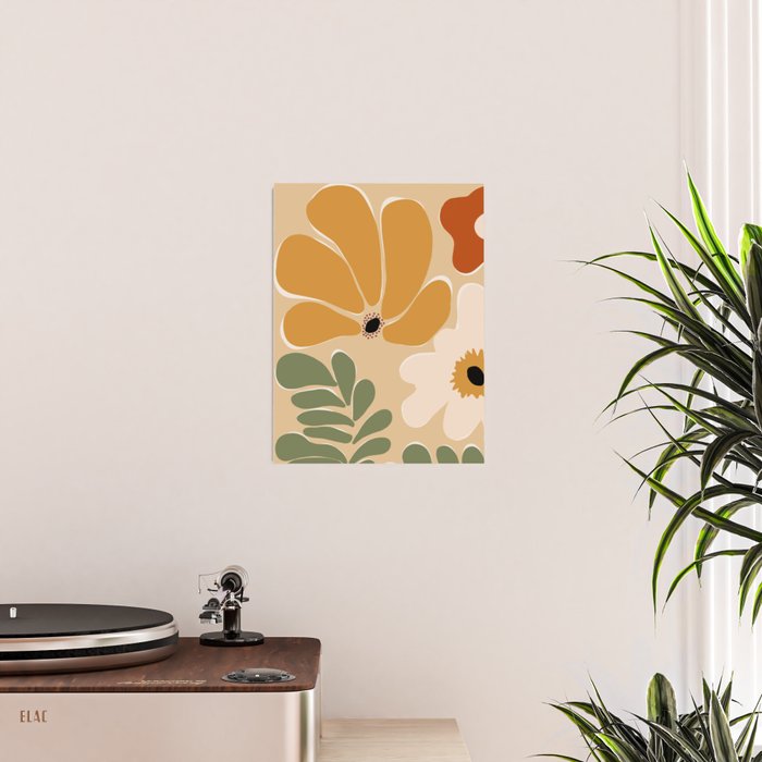 columbian old retro floral art print  Poster Gallery Image 2
