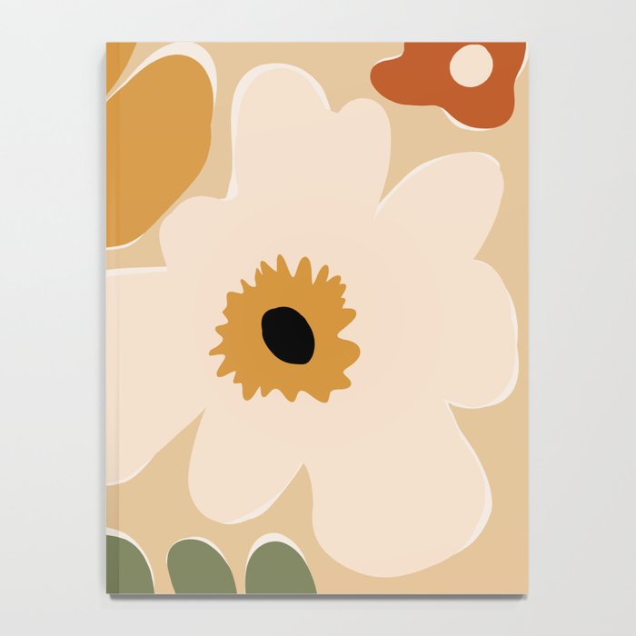 columbian old retro floral art print  Notebook Gallery Image 4