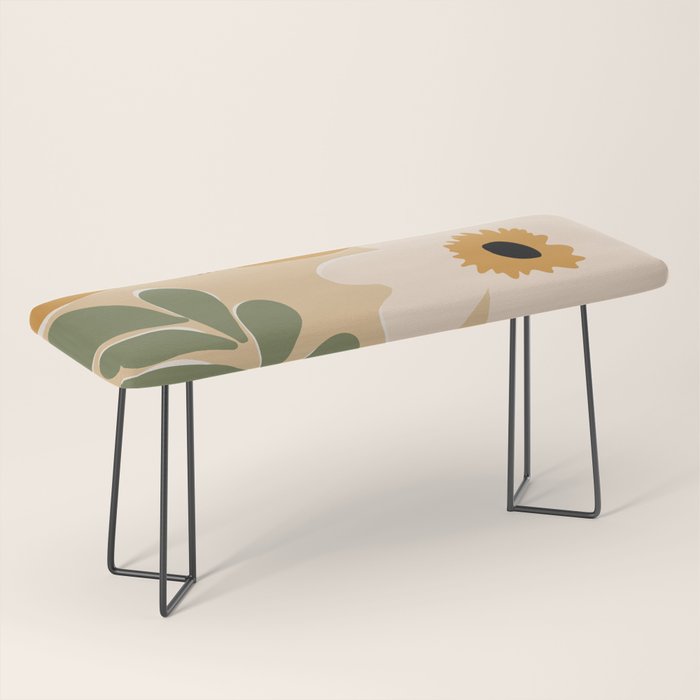columbian old retro floral art print  Bench Gallery Image 1