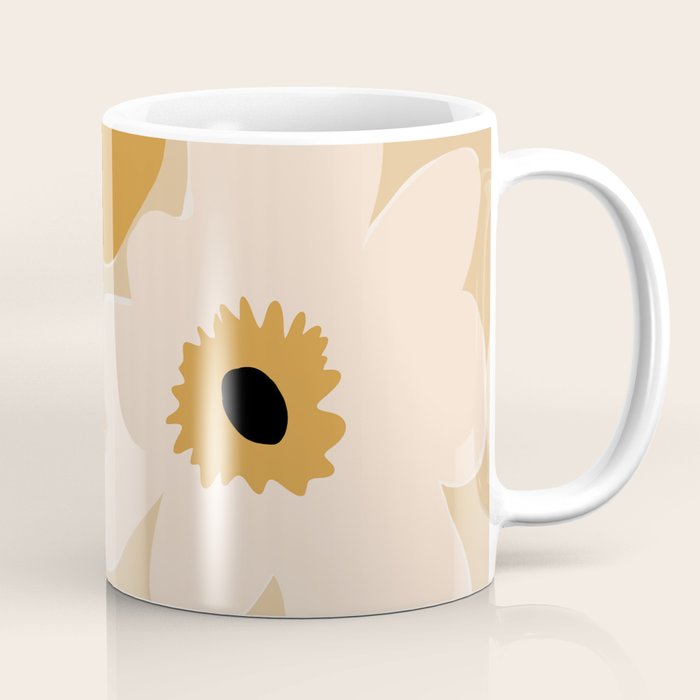 columbian old retro floral art print  Coffee Mug Gallery Image 1
