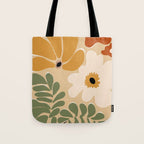 columbian old retro floral art print  Tote Bag Gallery Image 1