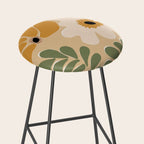 columbian old retro floral art print  Stool Gallery Image 2