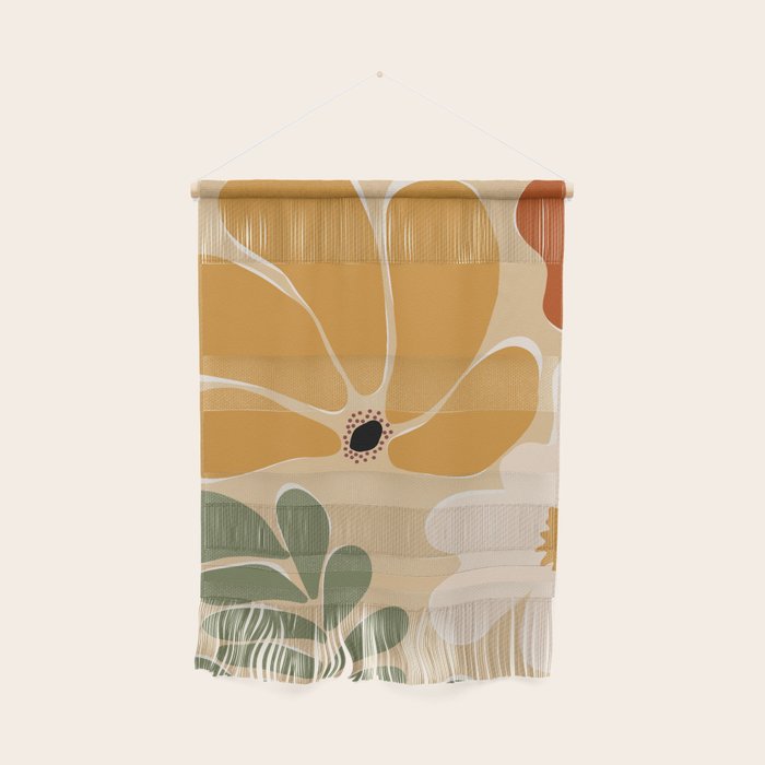 columbian old retro floral art print  Wall Hanging Gallery Image 1
