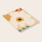 columbian old retro floral art print  Notebook Gallery Image 2