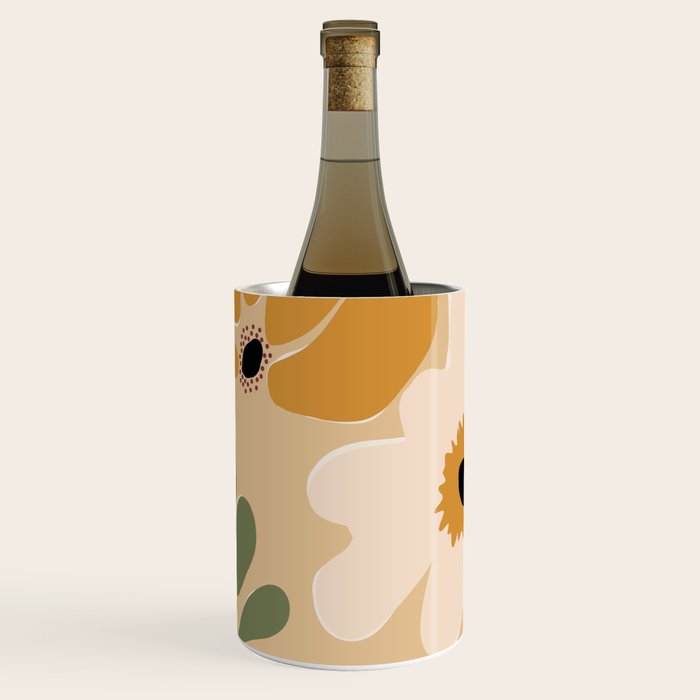 columbian old retro floral art print  Wine Chiller Gallery Image 1