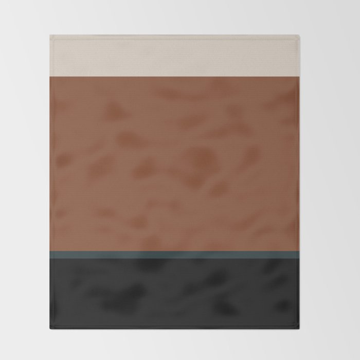Contemporary Color Block XLVII Throw Blanket Gallery Image 2