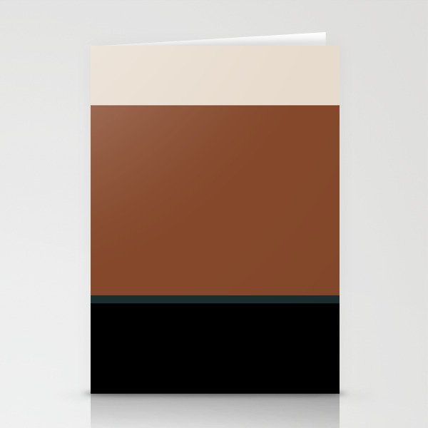 Contemporary Color Block XLVII Stationery Card Gallery Image 2