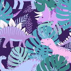 Jungle Dinosaur - Purple Coffee Mug Gallery Image 2