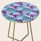 Jungle Dinosaur - Purple Side Table Gallery Image 2