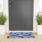 Jungle Dinosaur - Purple Welcome Mat Gallery Image 3
