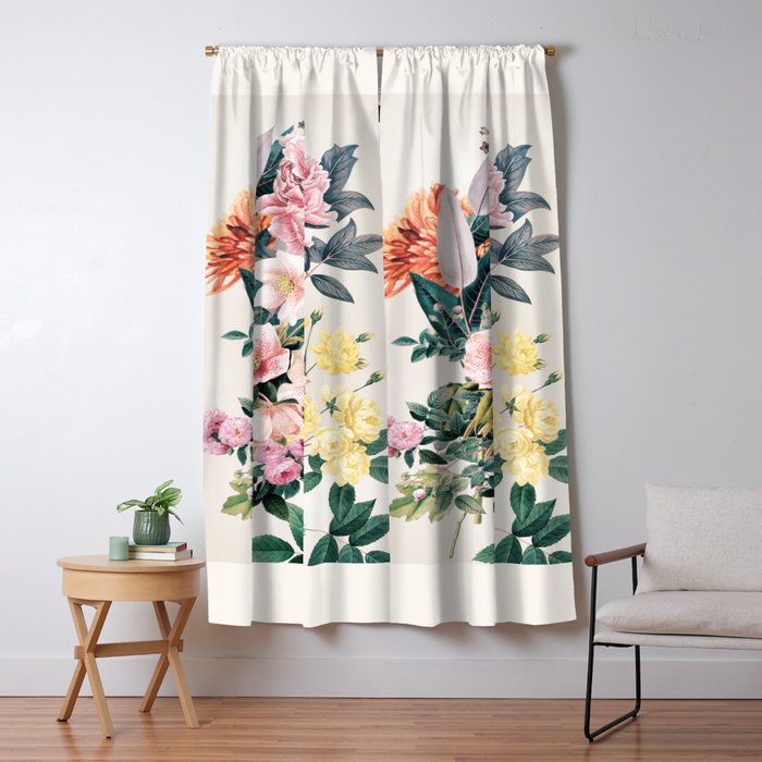 Garden Flowers 11 Window Curtain Gallery Image 5