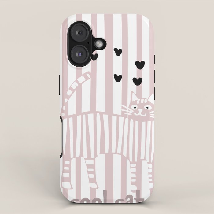 Cool cat iPhone Case Gallery Image 1