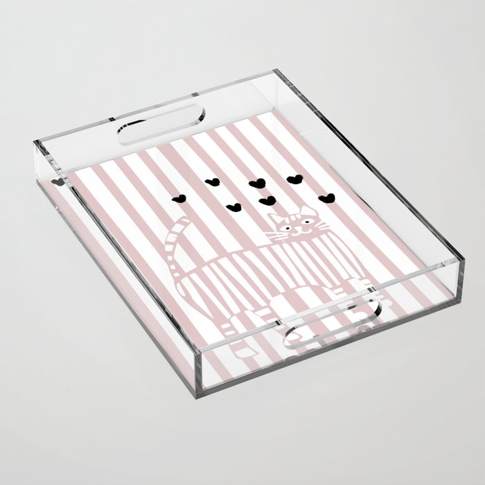 Cool cat Acrylic Tray Gallery Image 1