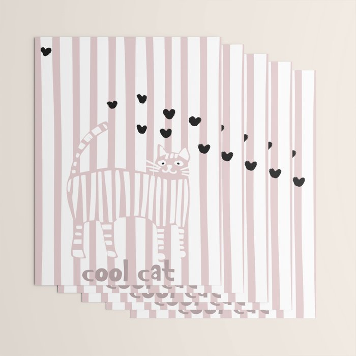 Cool cat Wrapping Paper Gallery Image 3