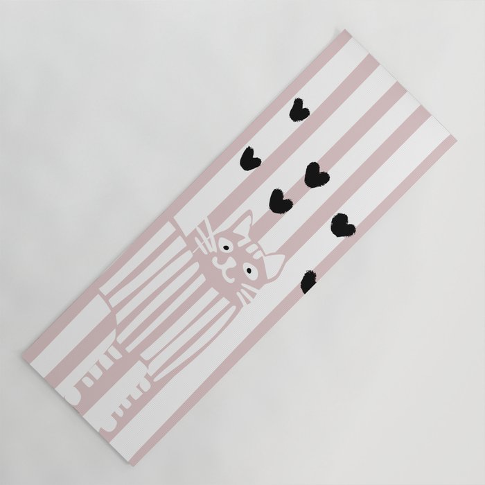 Cool cat Yoga Mat Gallery Image 1