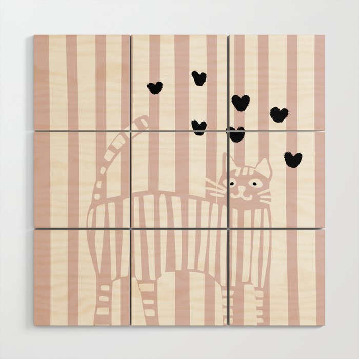 Cool cat Wood Wall Art Gallery Image 1