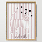 Cool cat Serving Tray Gallery Image 1