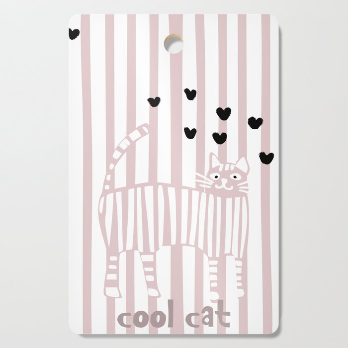 Cool cat Cutting Board Gallery Image 1