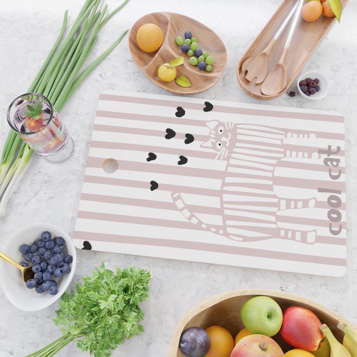 Cool cat Cutting Board Gallery Image 2