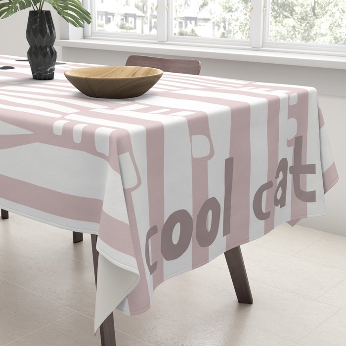 Cool cat Tablecloth Gallery Image 3